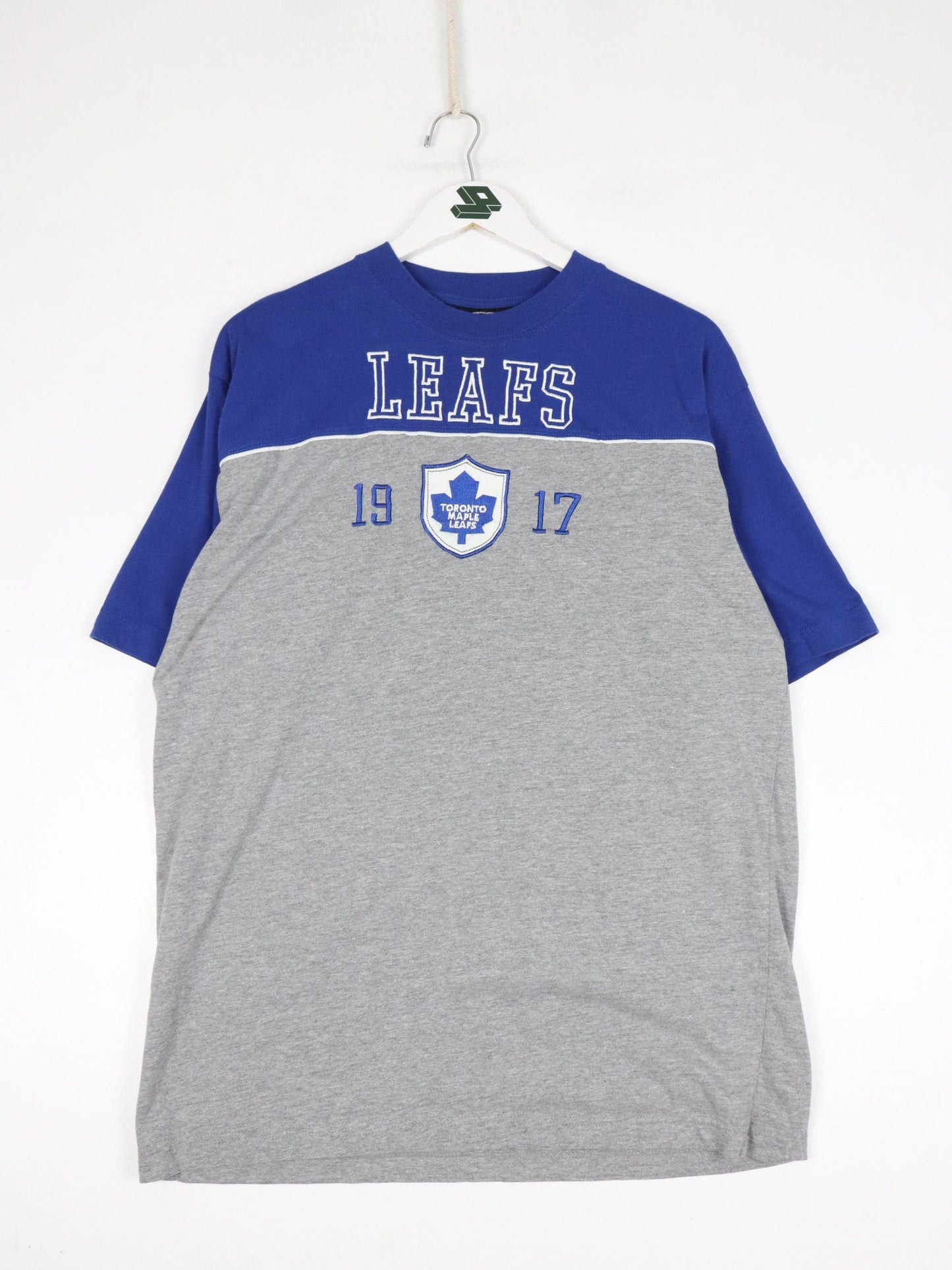 NHL T-Shirts & Tank Tops Toronto Maple Leafs T Shirt Mens Large Grey NHL