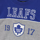 NHL T-Shirts & Tank Tops Toronto Maple Leafs T Shirt Mens Large Grey NHL