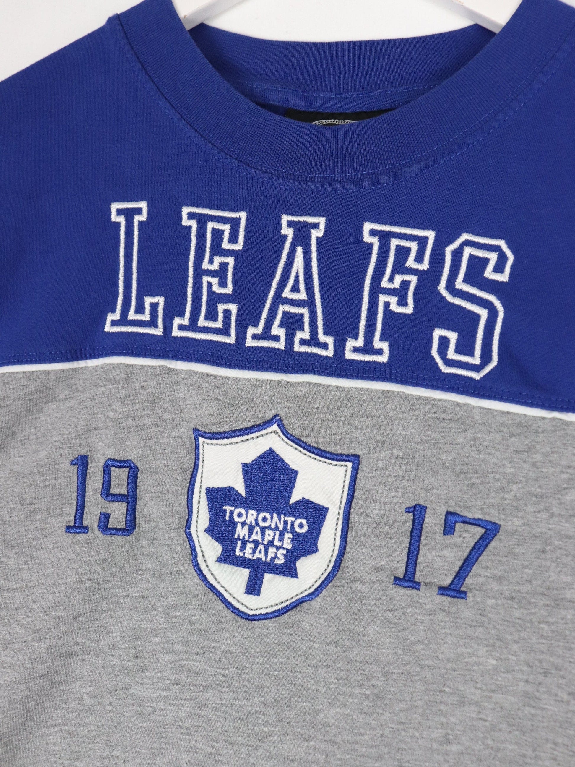 NHL T-Shirts & Tank Tops Toronto Maple Leafs T Shirt Mens Large Grey NHL