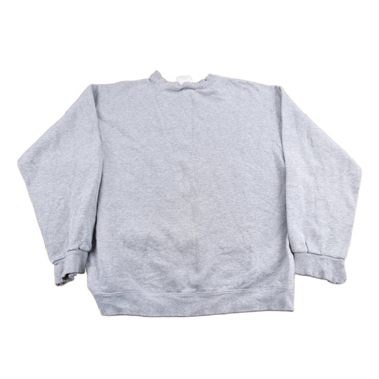 Nike Clothing > Gender Neutral Adult Clothing > Hoodies & Sweatshirts > Sweatshirts Vintage 1990s Nike Heather Grey Mini Swoosh Crewneck Sweatshirt Men's L