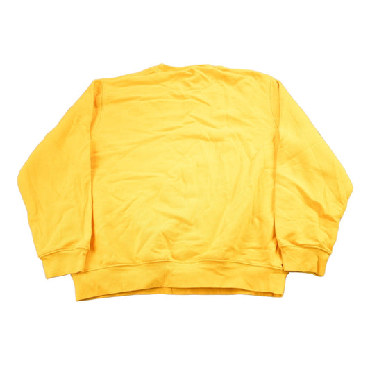 Nike Clothing > Gender Neutral Adult Clothing > Hoodies & Sweatshirts > Sweatshirts Vintage Y2K Nike Yellow Embroidered Mini Swoosh Crewneck Sweatshirt Men's Medium