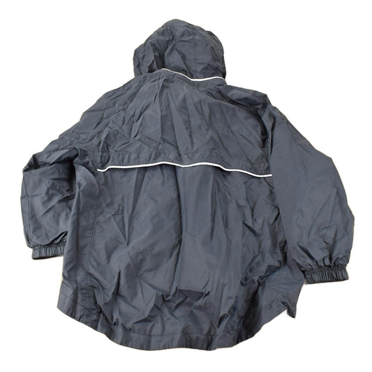 Nike Clothing > Gender Neutral Adult Clothing > Jackets & Coats Vintage 1990s Black Nike Mini Swoosh Women's Windbreaker Jacket Size M