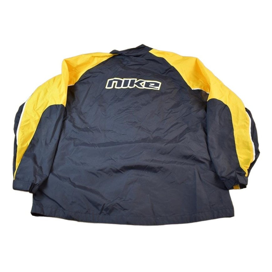 Nike Clothing > Gender Neutral Adult Clothing > Jackets & Coats Vintage Y2K Nike Mini Swoosh Zip Up Windbreaker Jacket Men's 2XL