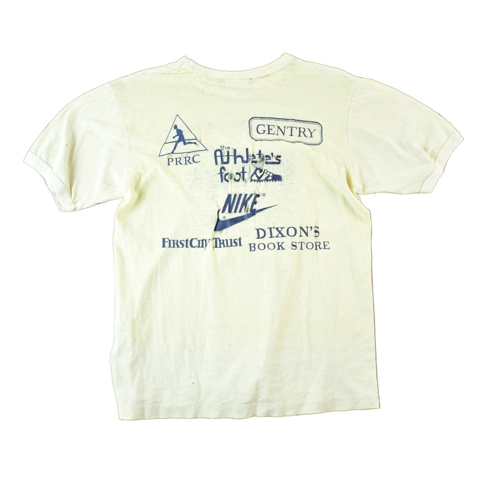 Nike Clothing > Gender Neutral Adult Clothing > Tops & Tees > T Shirts Vintage 1980s The Peterborough Lift Lock Run Souvenir T-Shirt Mens S