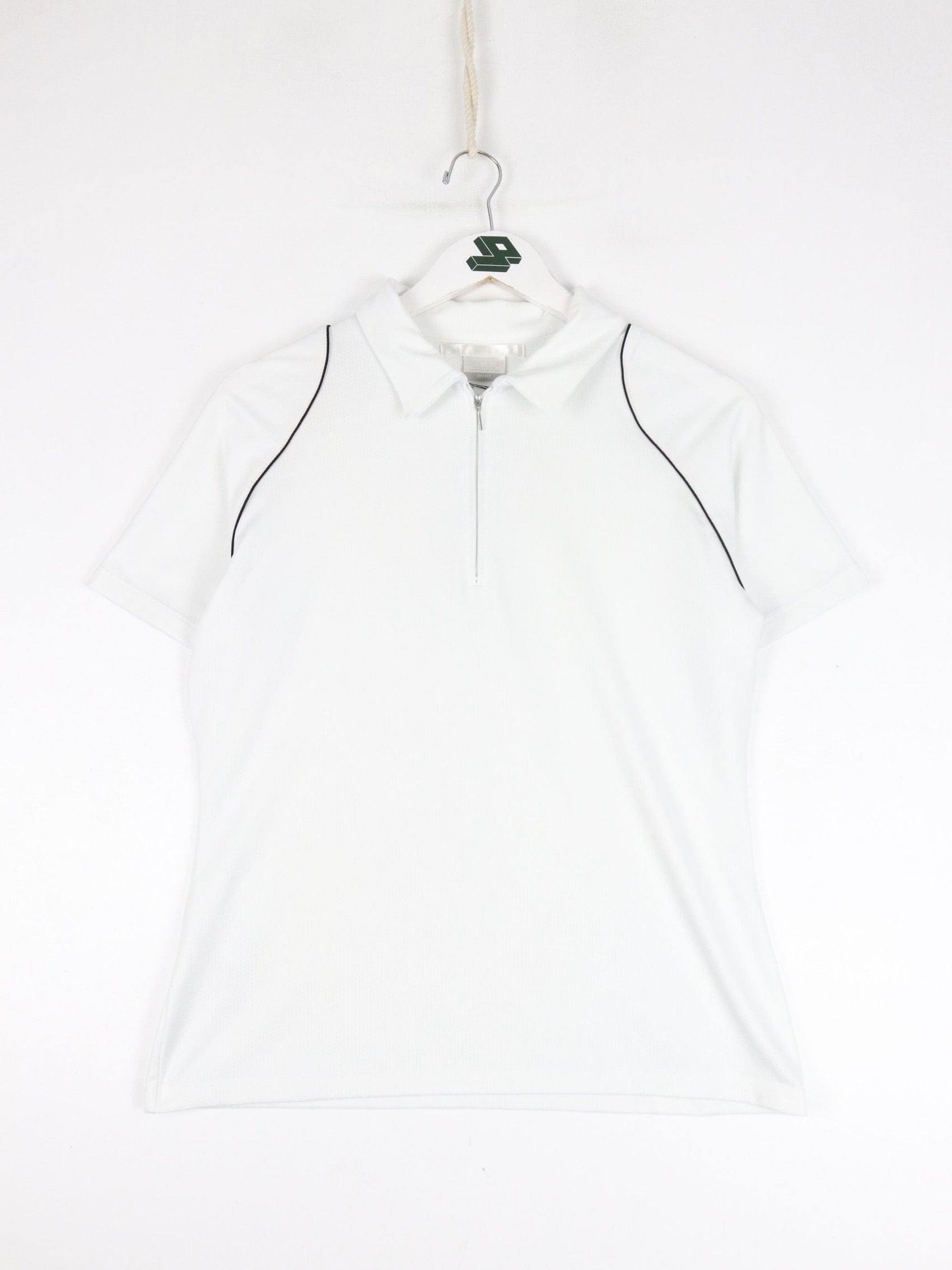 Nike Golf Jersey Womens Large White Quarter Zip