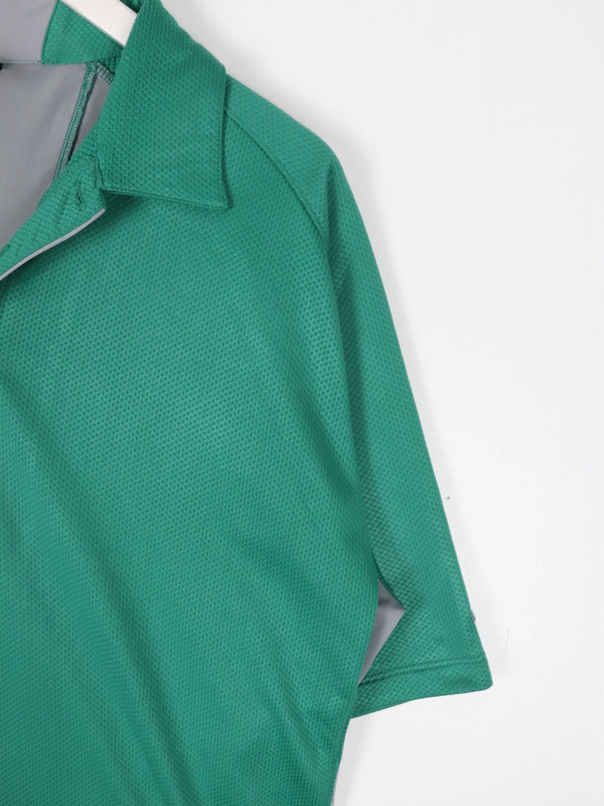 Nike Golf Polo Shirt Mens XL Green Sphere React Swoosh from propervintagecanada