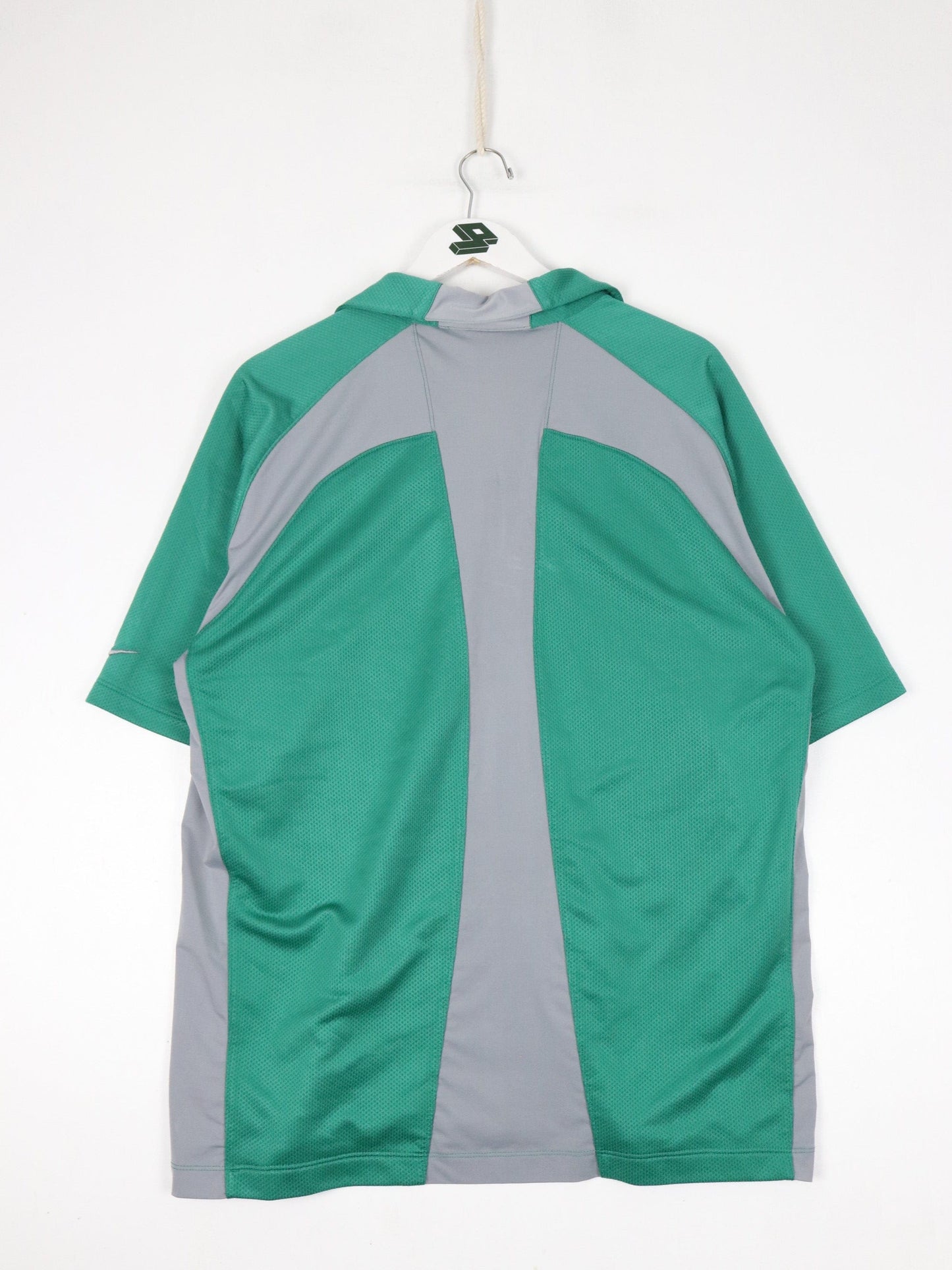 Nike Golf Polo Shirt Mens XL Green Sphere React Swoosh from propervintagecanada