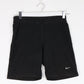 Nike Shorts Vintage Nike Shorts Youth Medium Black Swoosh Sweat Athletic