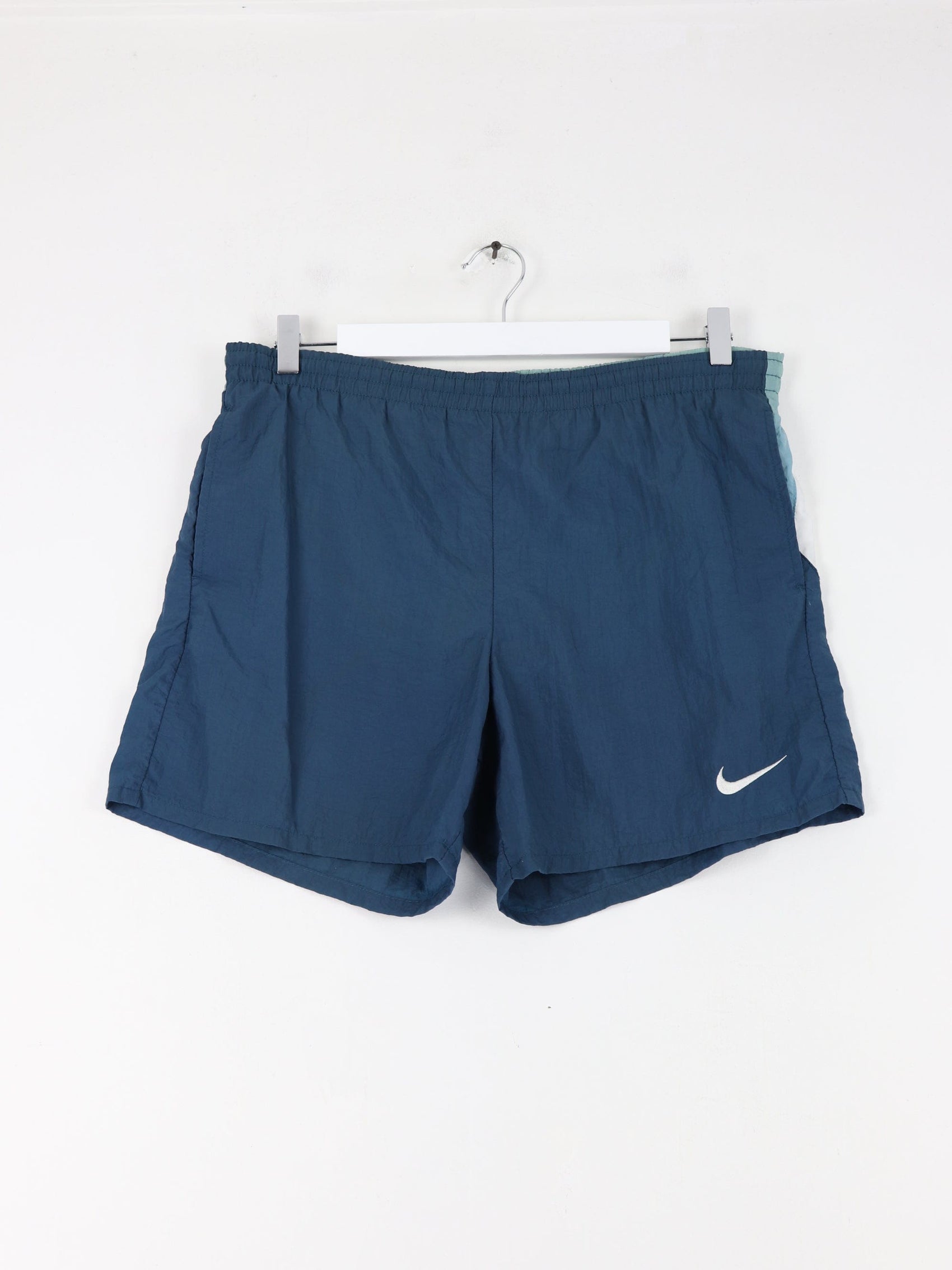 Nike Shorts Vintage Nike Swim Trunks Womens Large Blue Swoosh Bath Suit