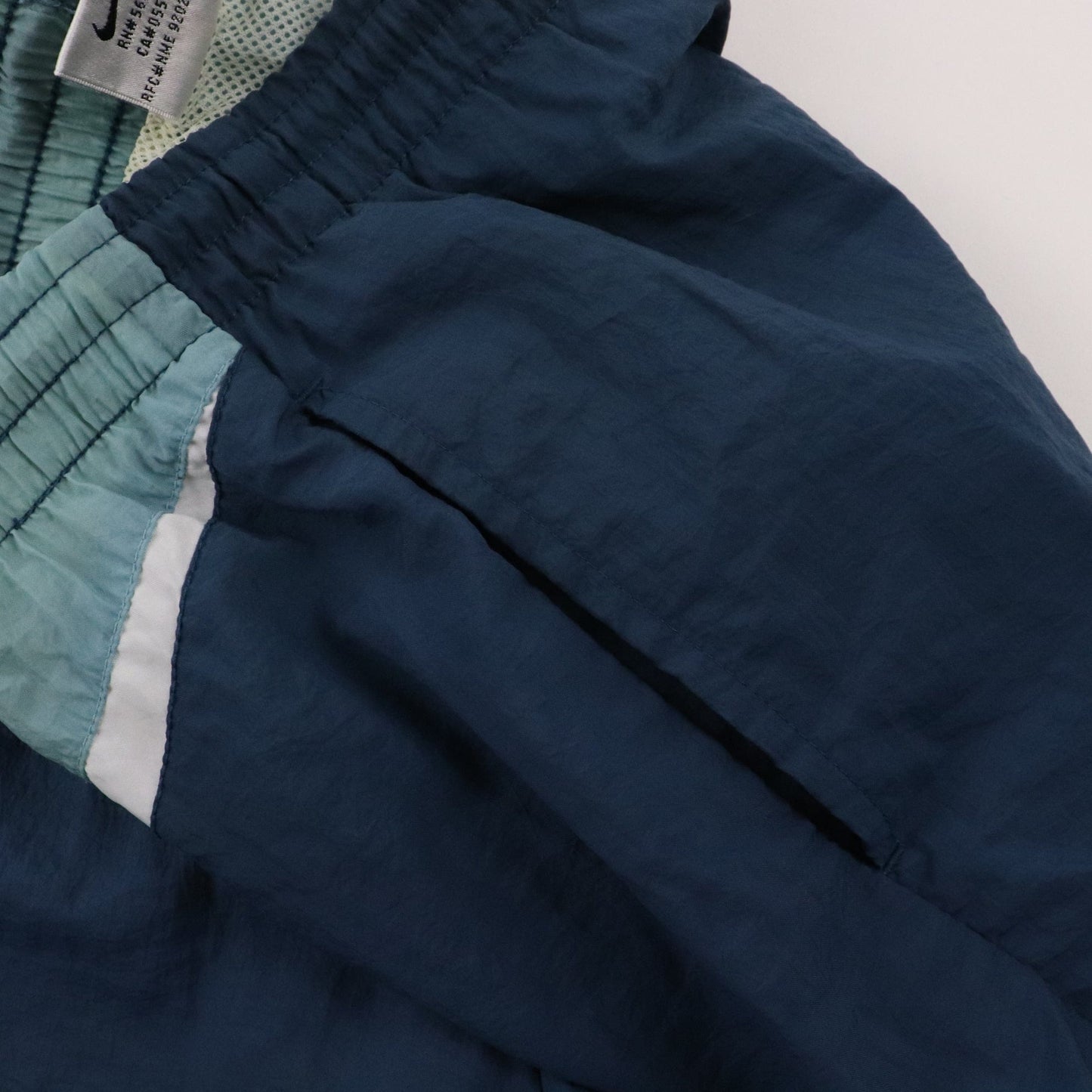 Nike Shorts Vintage Nike Swim Trunks Womens Large Blue Swoosh Bath Suit