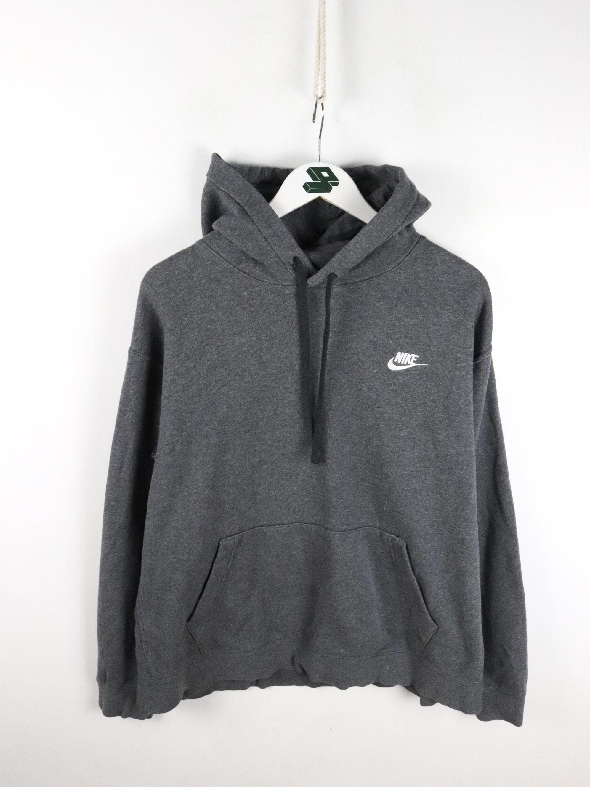 gray nike hoodie mens