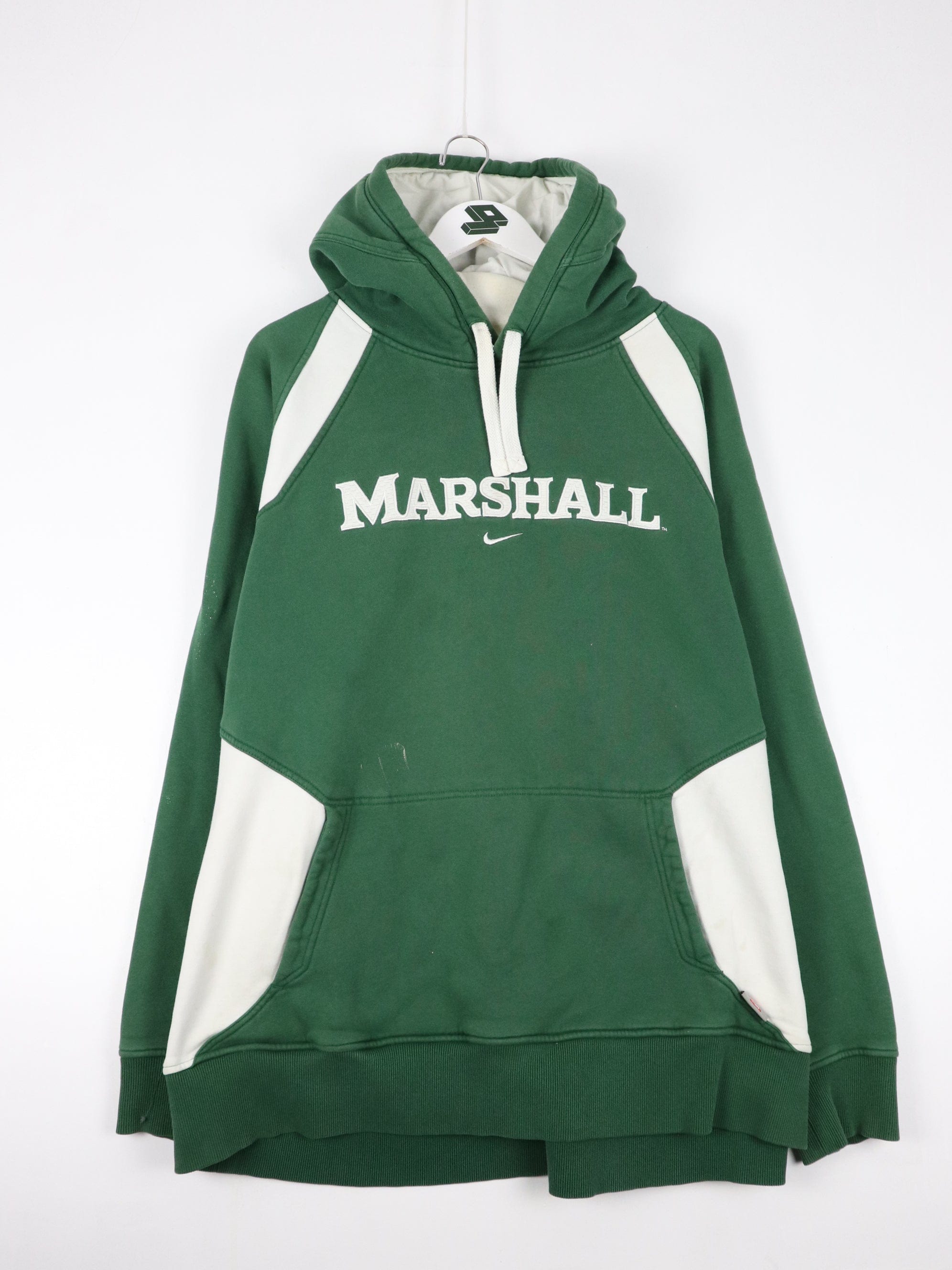 scaring Bermad vask Marshall University Sweatshirt Mens 2XL Green College Hoodie Nike – Proper  Vintage