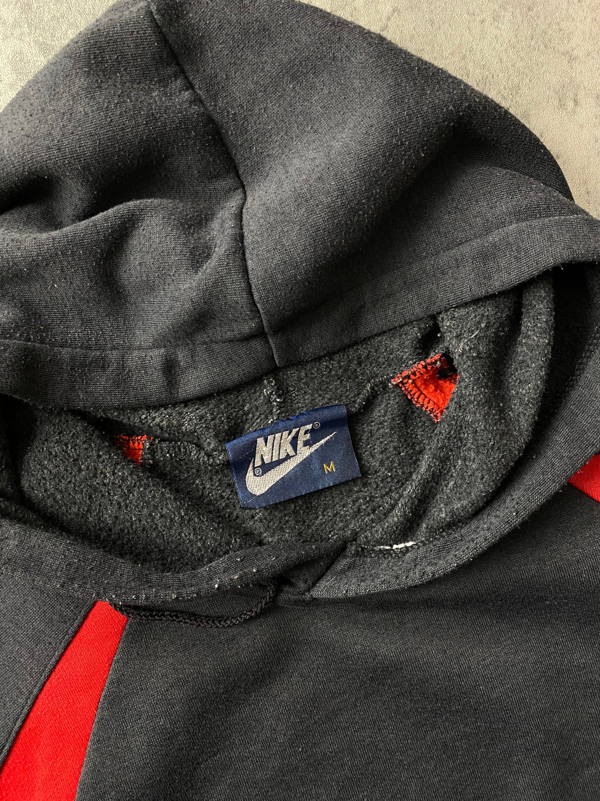 Vintage Nike Air Jordan Sweatshirt Fits Mens Small Black Hoodie Blue T Proper Vintage