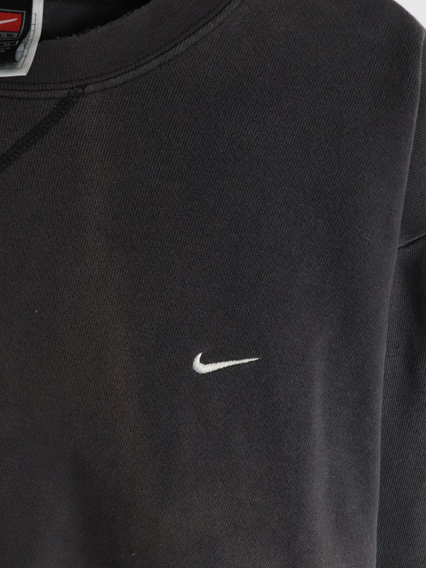 Nike Sweatshirts & Hoodies Vintage Nike Sweatshirt Fits Mens Large Black Swoosh