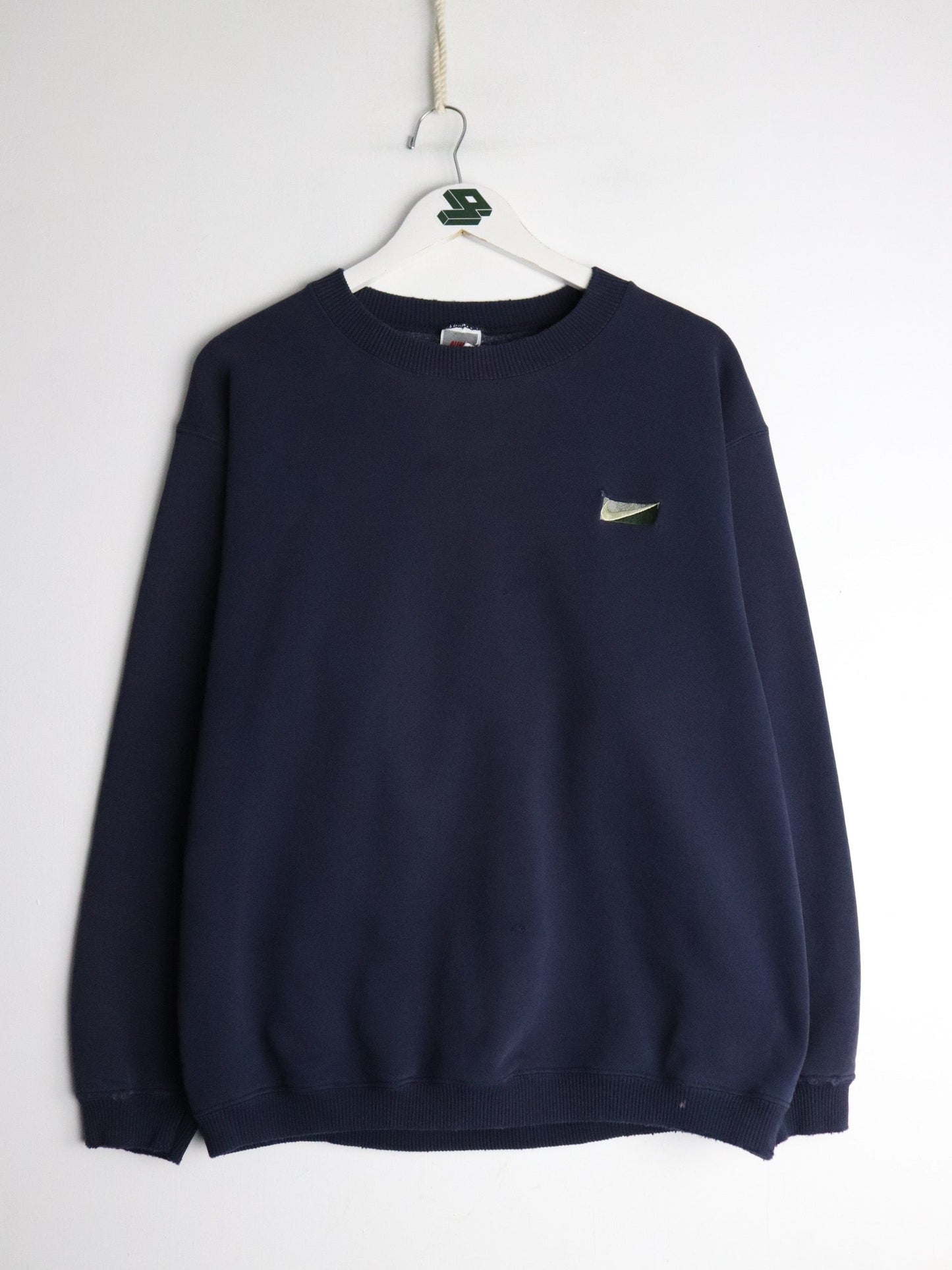 Nike Sweatshirts & Hoodies Vintage Nike Sweatshirt Fits Mens Medium Blue Swoosh 90s