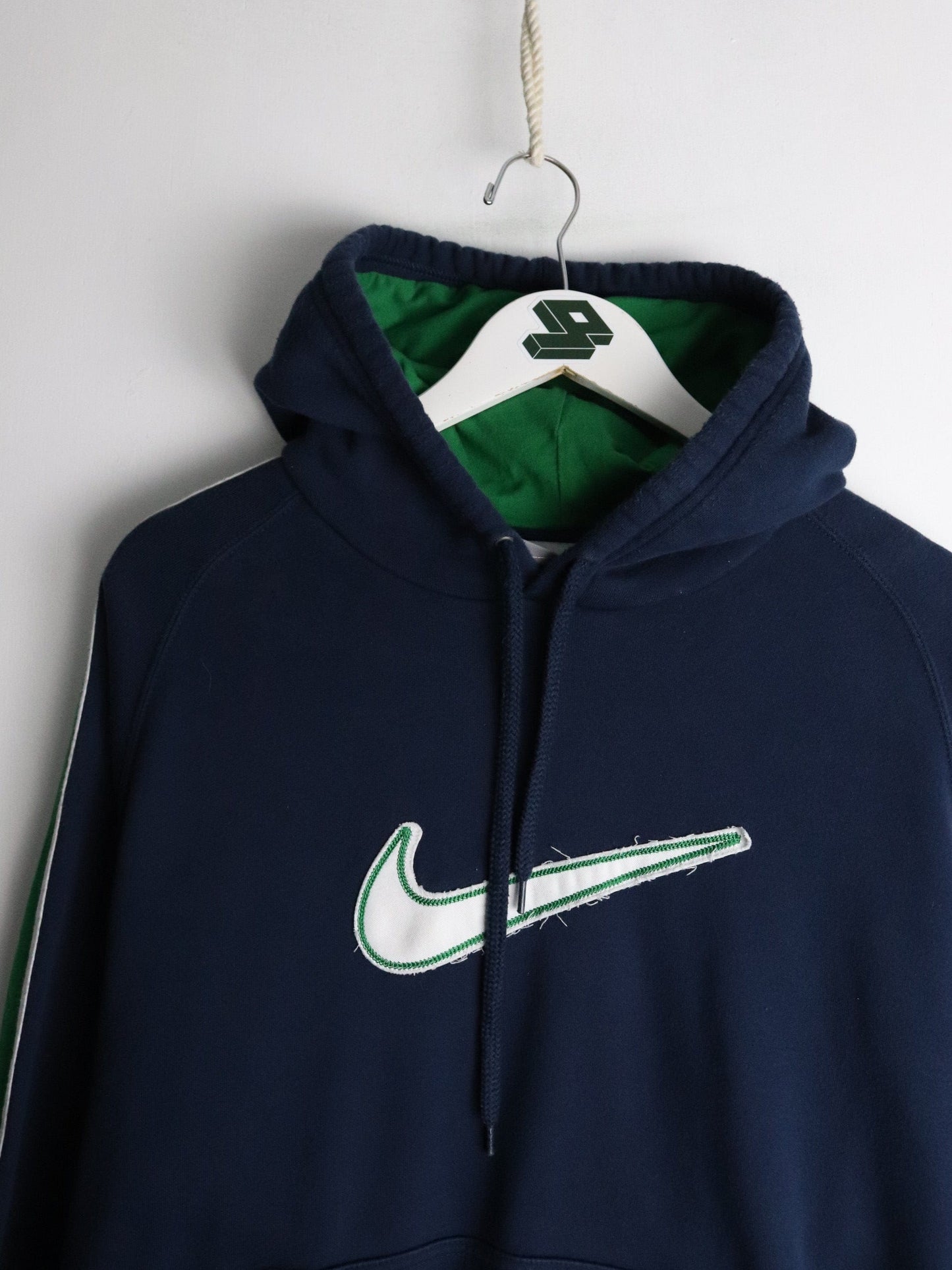 Nike Sweatshirts & Hoodies Vintage Nike Sweatshirt Mens Large Blue Swoosh Hoodie