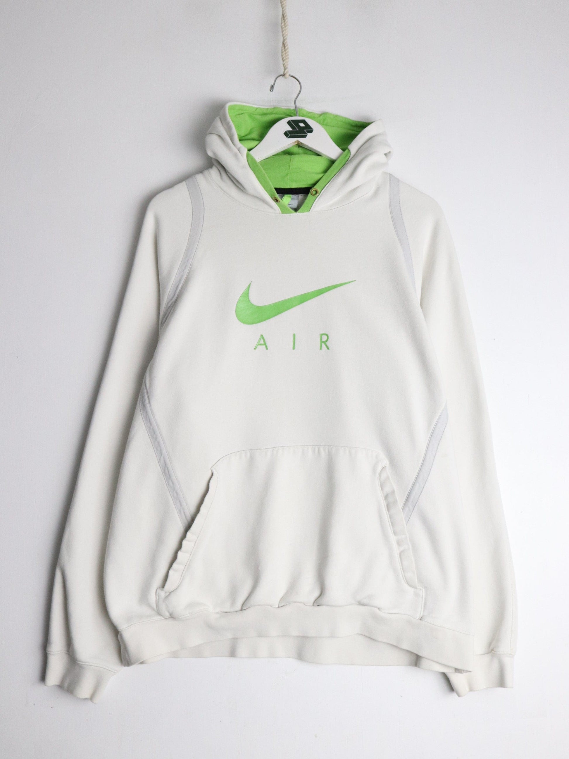 Nike Sweatshirts & Hoodies Vintage Nike Sweatshirt Mens Large White Swoosh Hoodie