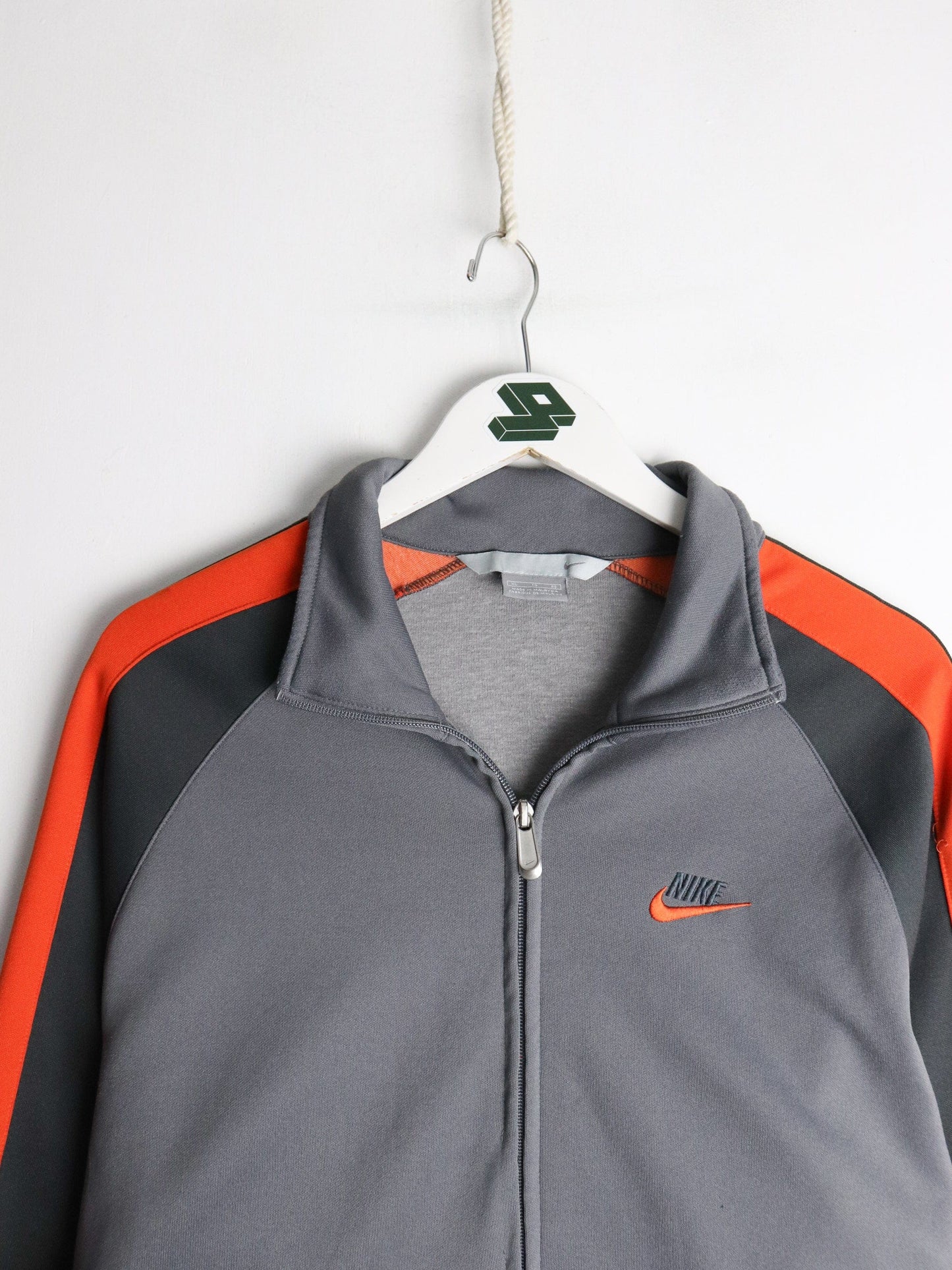 Nike Sweatshirts & Hoodies Vintage Nike Track Jacket Mens XL Grey Full Zip Athletic