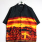 No Boundaries Shirt Mens XL Black Native Button Up from propervintagecanada