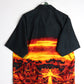 No Boundaries Shirt Mens XL Black Native Button Up from propervintagecanada