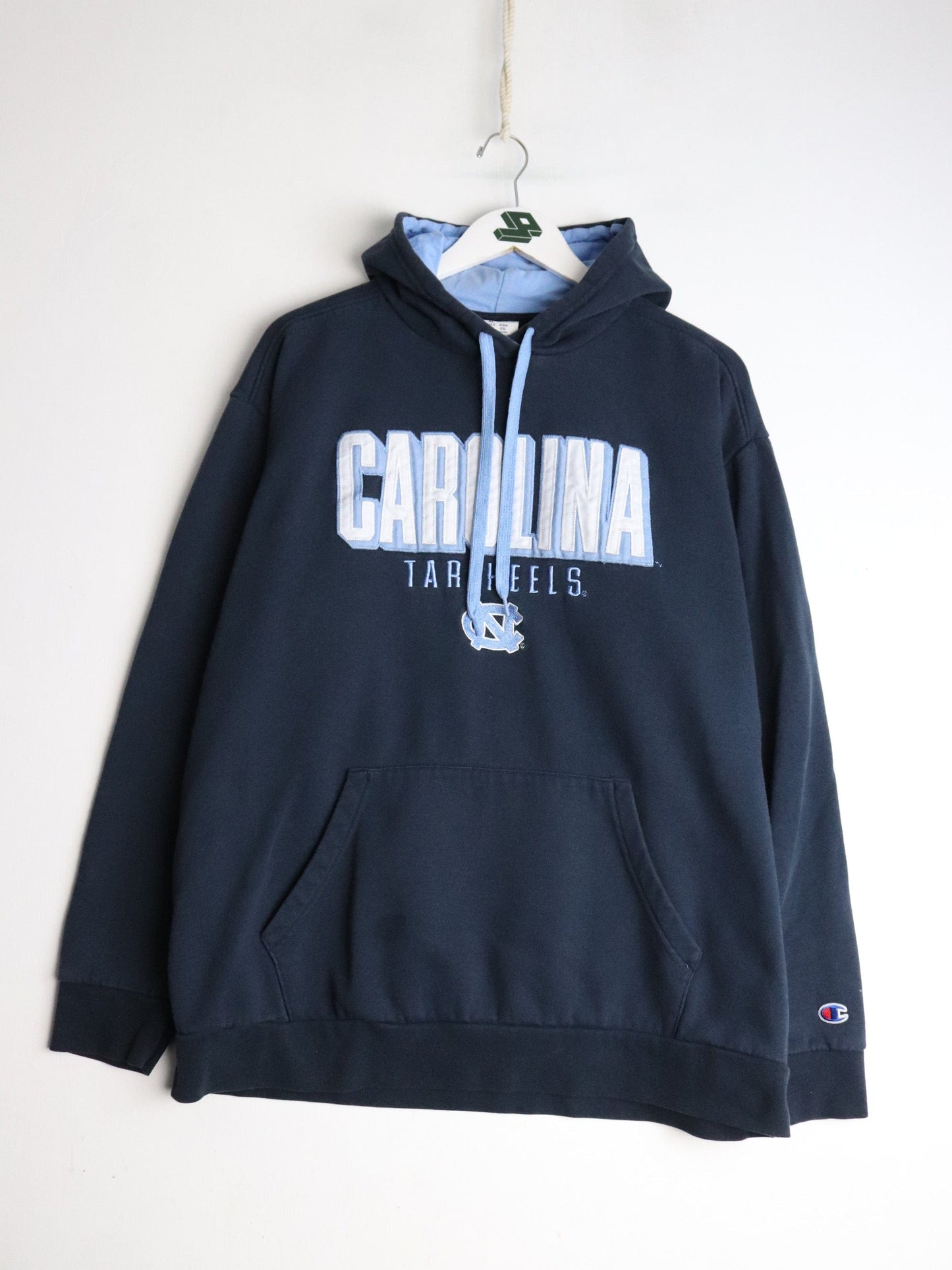 North Carolina Tar Heels Sweatshirt Mens XL Blue Champion Hoodie from propervintagecanada