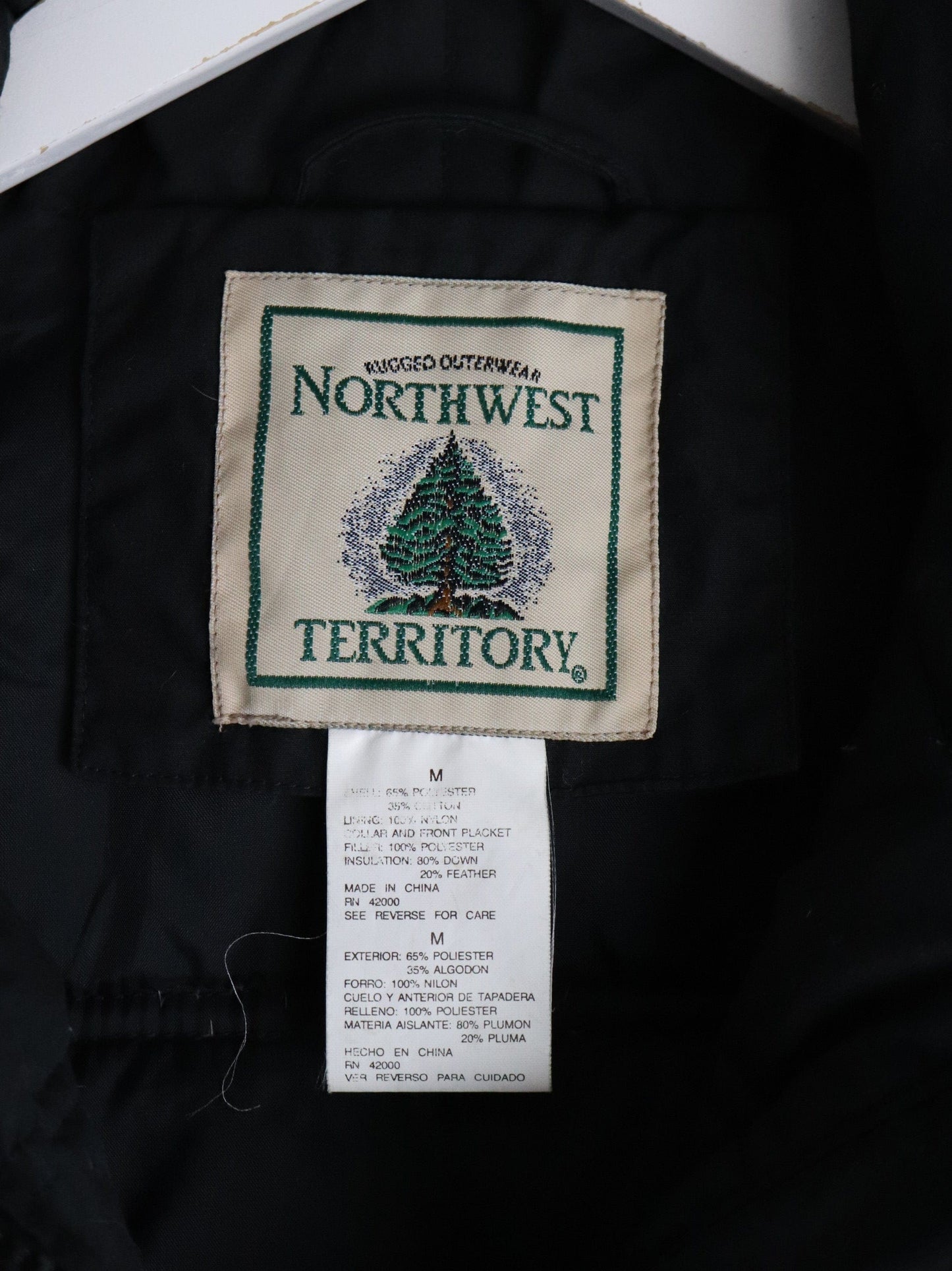 Northwest Territory Jacket Mens Medium Black Vest from propervintagecanada