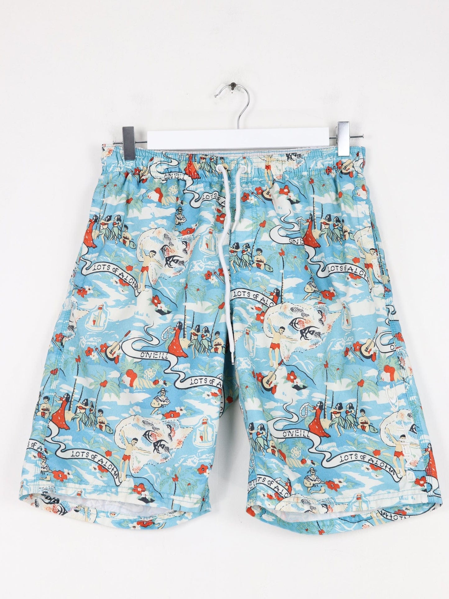 O'neill Shorts Fits Men's Small Blue Casual Swimming Trunks