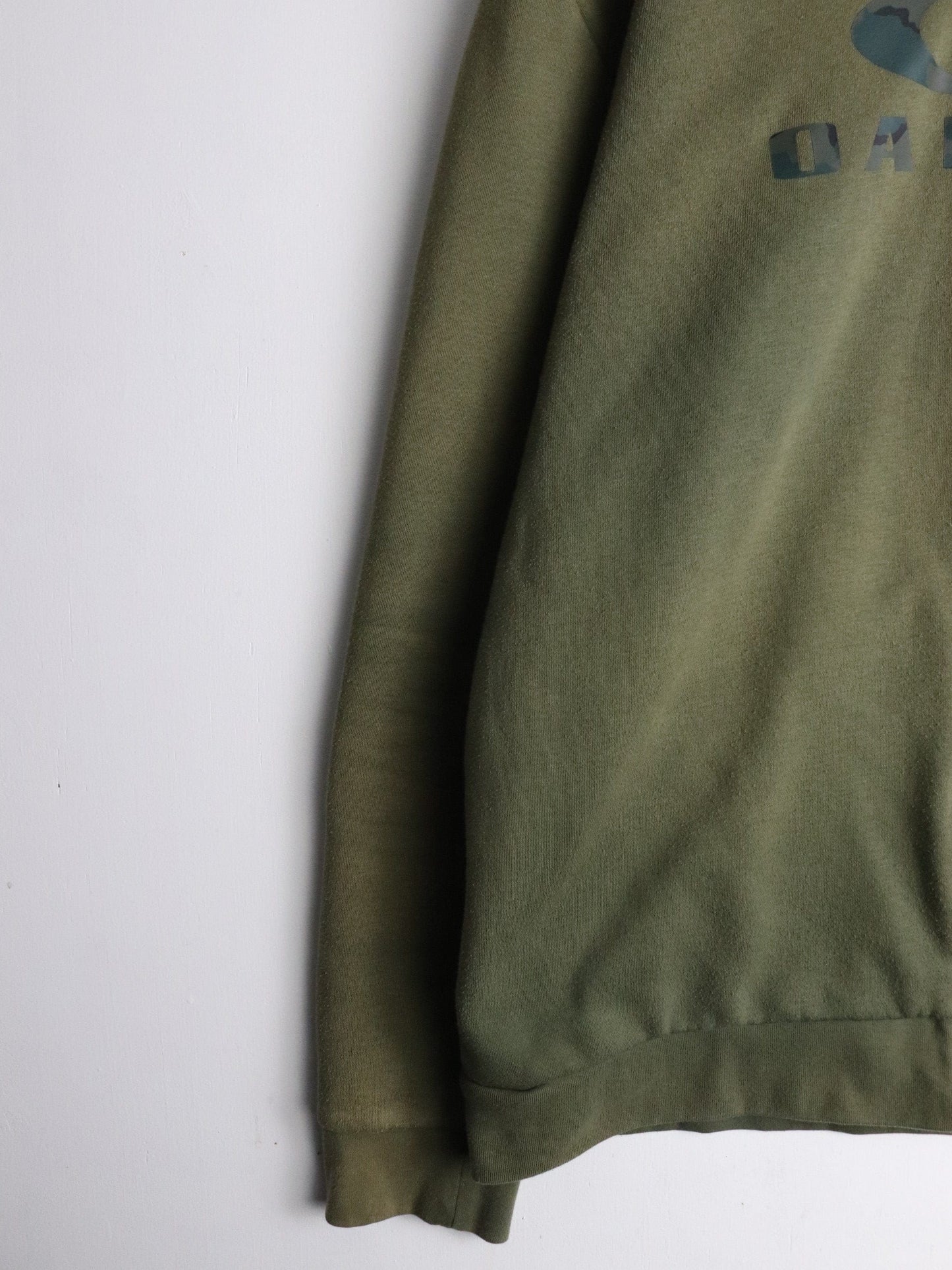 Oakley Sweatshirt Mens 2XL Green Full Zip Hoodie from propervintagecanada