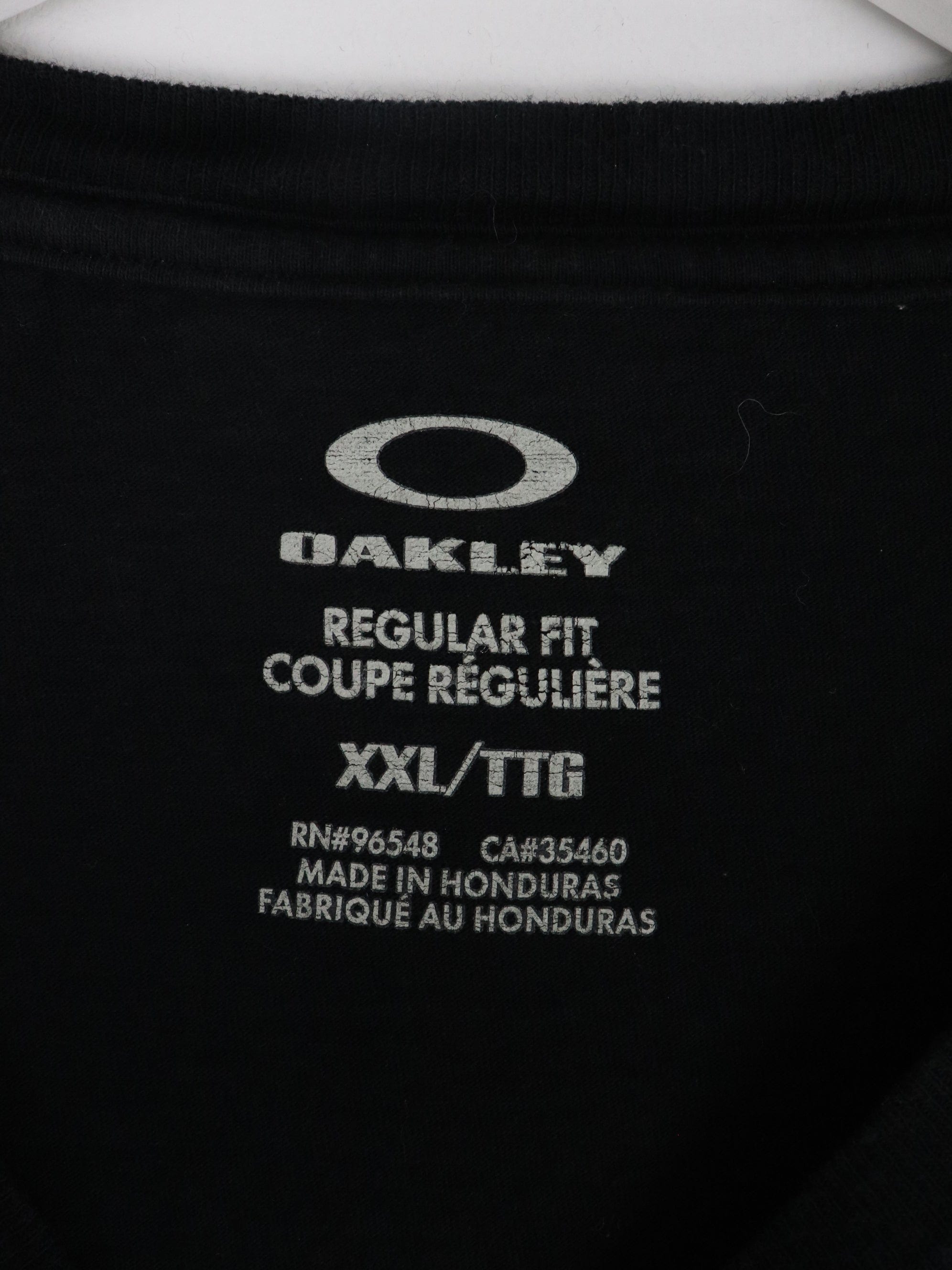 Oakley T Shirt Mens XL Black Camo Outdoors Long Sleeve – Proper