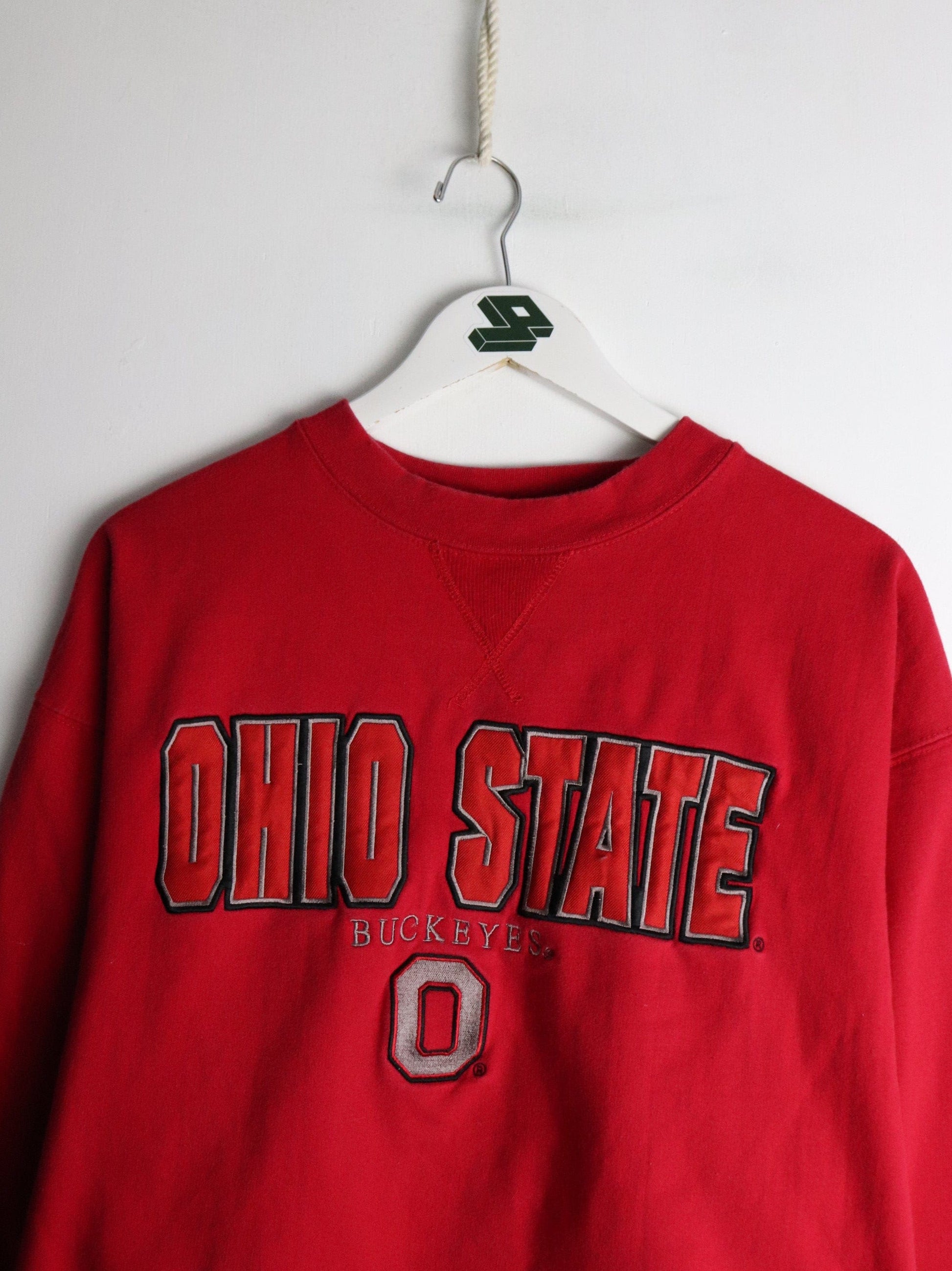 Ohio State Buckeyes Sweatshirt Mens XL Red College from propervintagecanada
