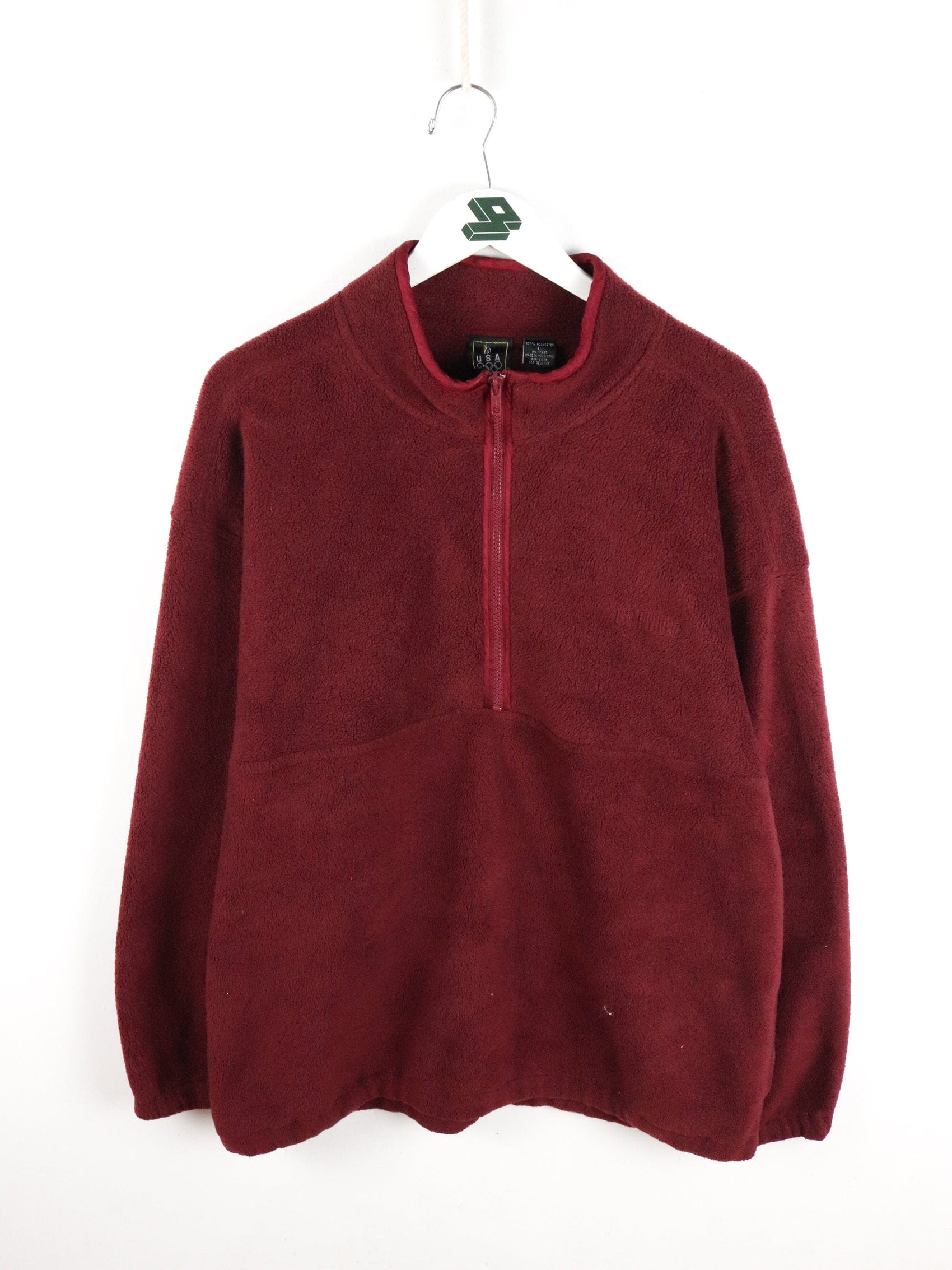 Olympics Sweatshirts & Hoodies Vintage USA Olympics Sweater Mens Large Red Fleece