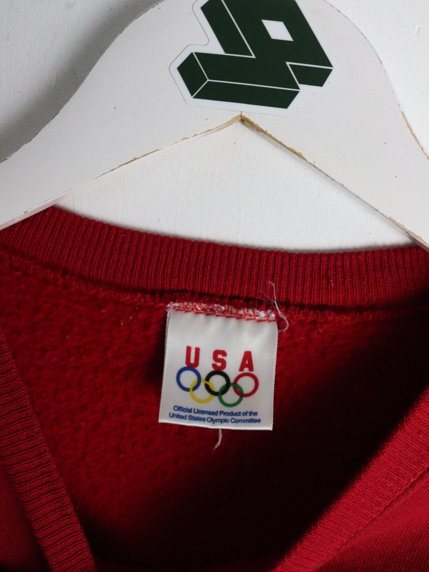 Olympics Sweatshirts & Hoodies Vintage USA Olympics Sweatshirt Mens Medium Red Blank