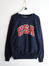 Olympics Sweatshirts & Hoodies Vintage USA Sweatshirt Mens XL Blue