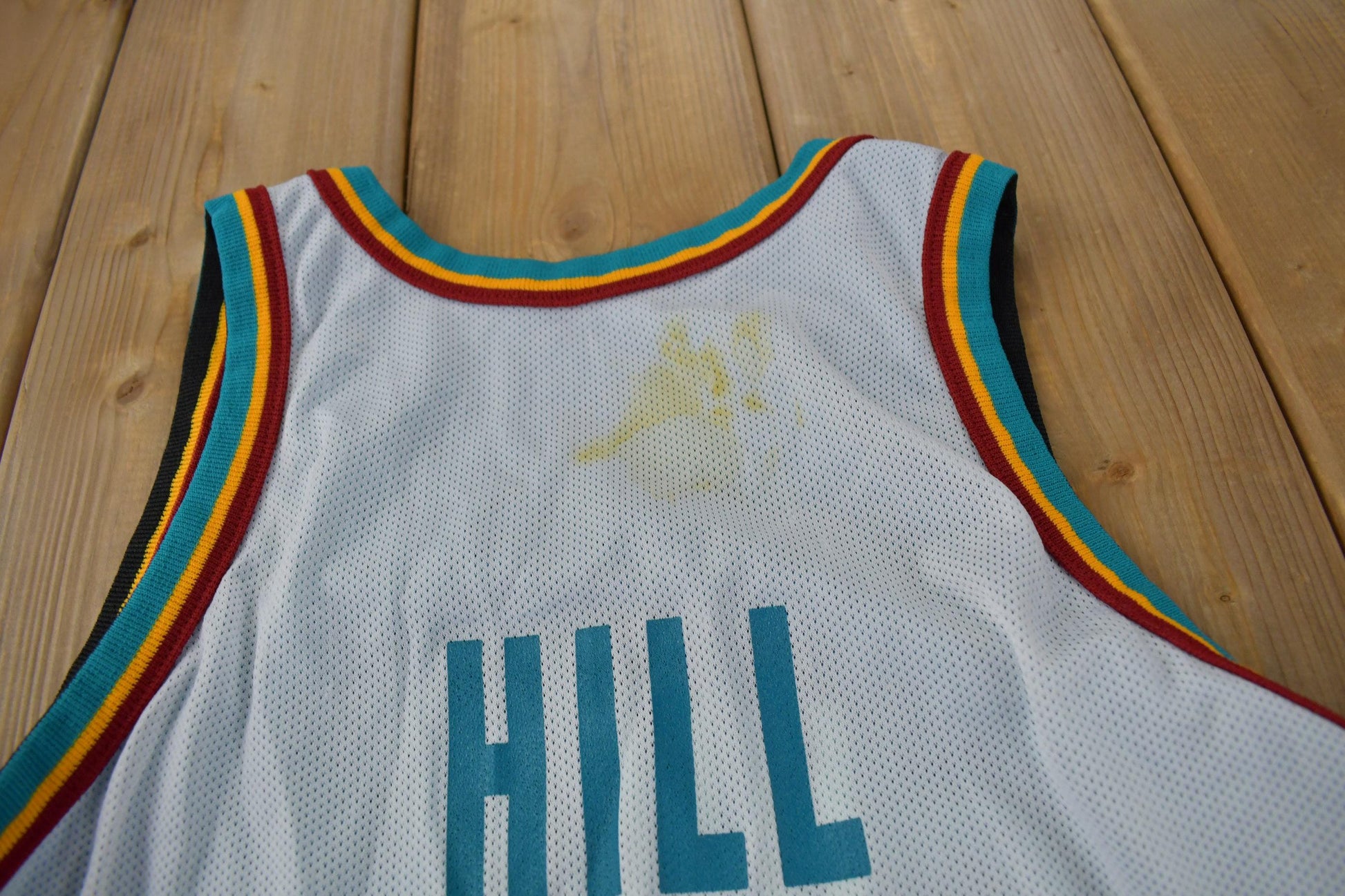 Other Art & Collectibles > Collectibles > Memorabilia > Sports Collectibles > Collectible Jerseys Vintage 1990s Detroit Pistons NBA Grant Hill Reversible Basketball Jersey Youth L / Champion Basketball Jersey / 90s Jersey / Youth Size