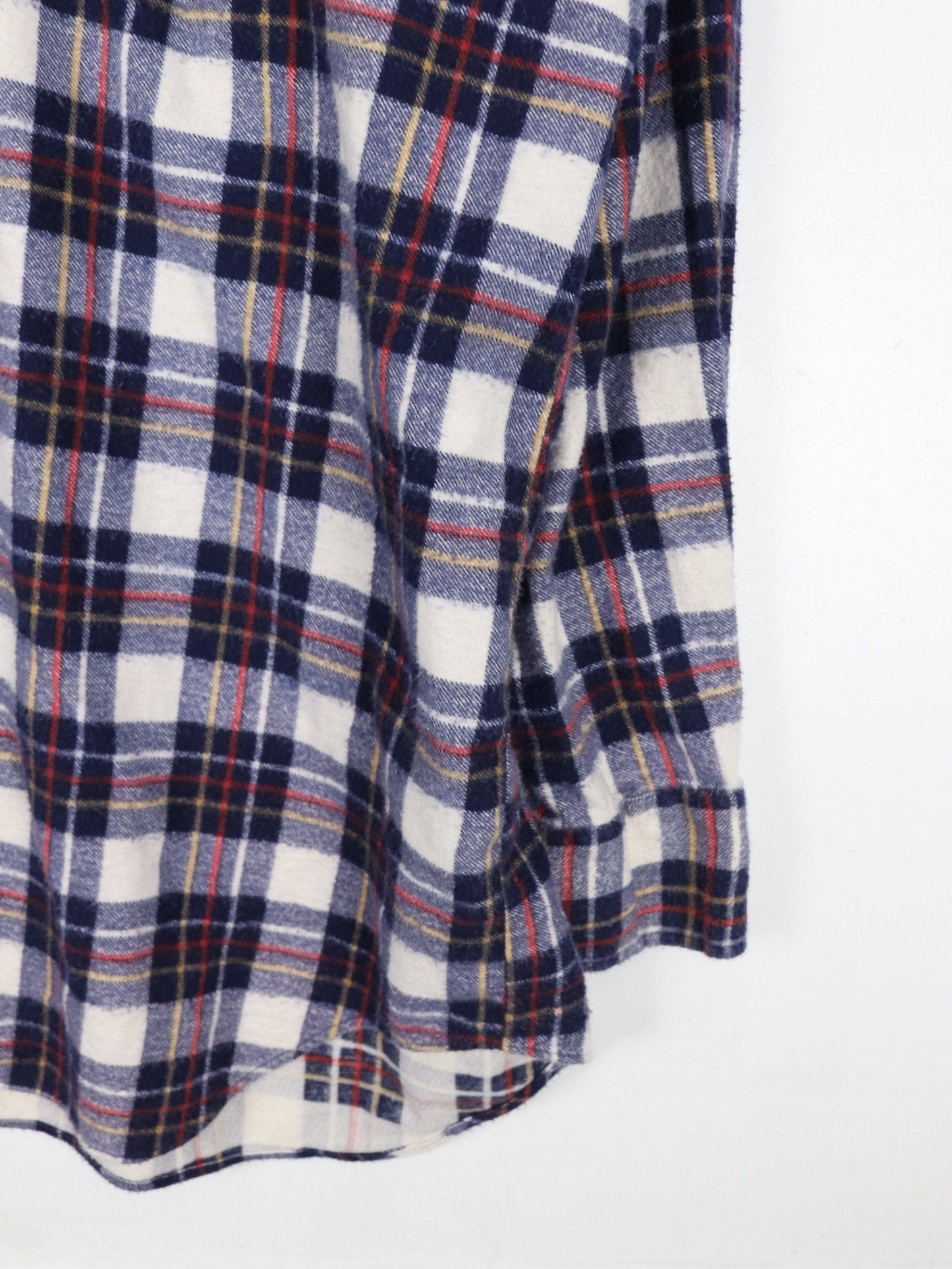 Other Button Up Shirts Blue Pine Shirt Mens XL Tall Red Blue Plaid Flannel Pearl Snap