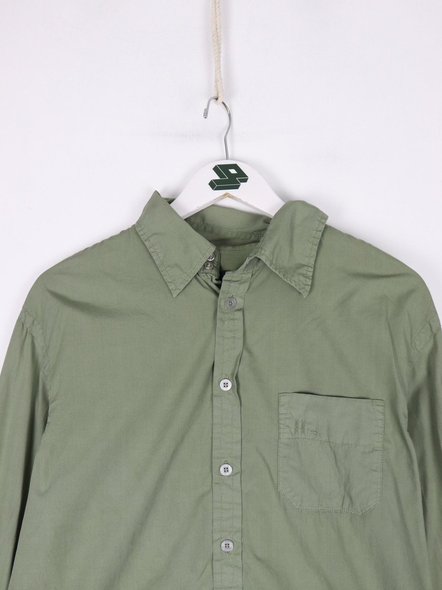 Other Button Up Shirts Diesel Shirt Mens Large Green Button Up