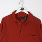 Other Button Up Shirts Hugo Boss Polo Shirt Mens XL Orange Long Sleeve