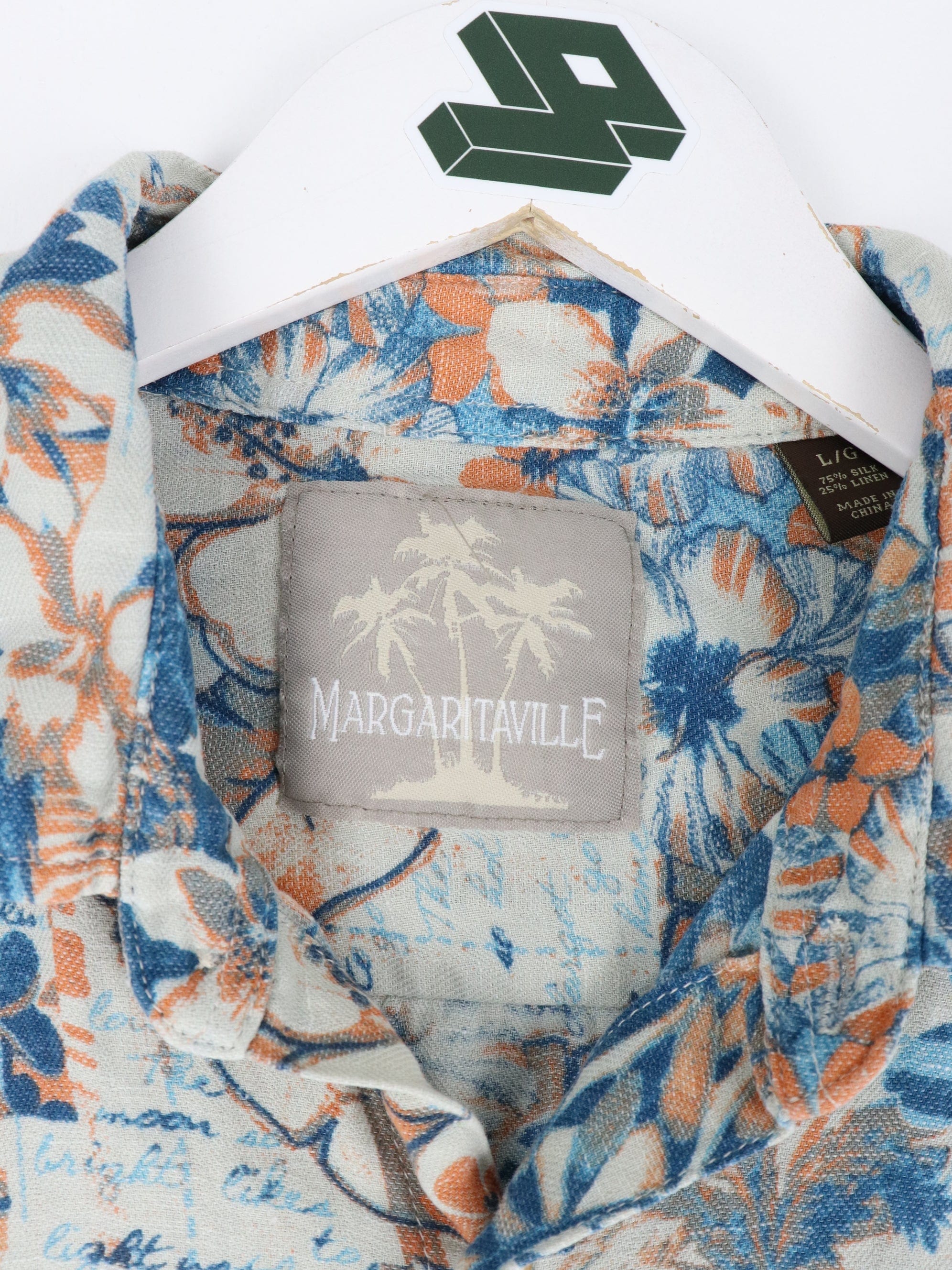 Shirts, Mens Blue Margaritaville Shirt