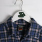 Other Button Up Shirts Parco Shirt Mens Medium Blue Plaid Button Up