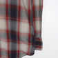 Other Button Up Shirts Plains Western Wear Shirt Mens Large Red Grey Plaid Pearl Snap