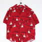 Other Button Up Shirts Puritan Shirt Mens Medium Red Sailing Boat Button Up