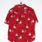 Other Button Up Shirts Puritan Shirt Mens Medium Red Sailing Boat Button Up