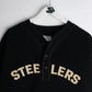 Other Button Up Shirts Steelers Basketball Shirt Mens Xl Black Woden Henley