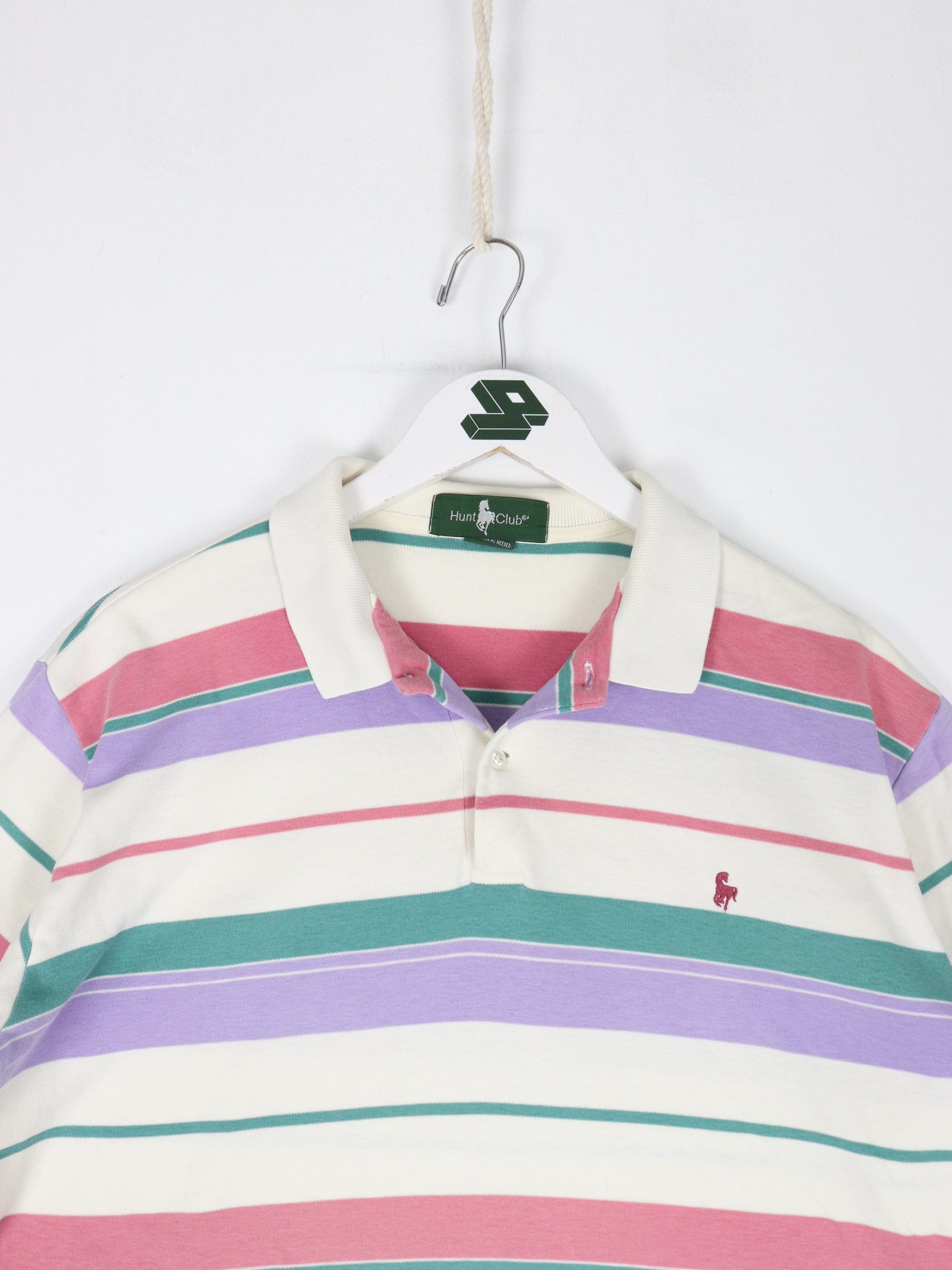 Vintage Tommy Hilfiger Polo Shirt Mens XL White Striped – Proper Vintage