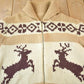 Other Clothing > Gender Neutral Adult Clothing > Hoodies & Sweatshirts > Sweatshirts Vintage 1940s Hand-Knit Deer Cowichan Sweater Men's Medium