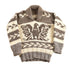 Other Clothing > Gender Neutral Adult Clothing > Hoodies & Sweatshirts > Sweatshirts Vintage 1950s Hand-Knit Eagle Theme Heavy Weight Sweater Men&
