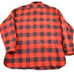 Other Clothing > Gender Neutral Adult Clothing > Hoodies & Sweatshirts > Sweatshirts Vintage 1950s Winter King Buffalo Plaid Wool Button Up Shirt Men's Large