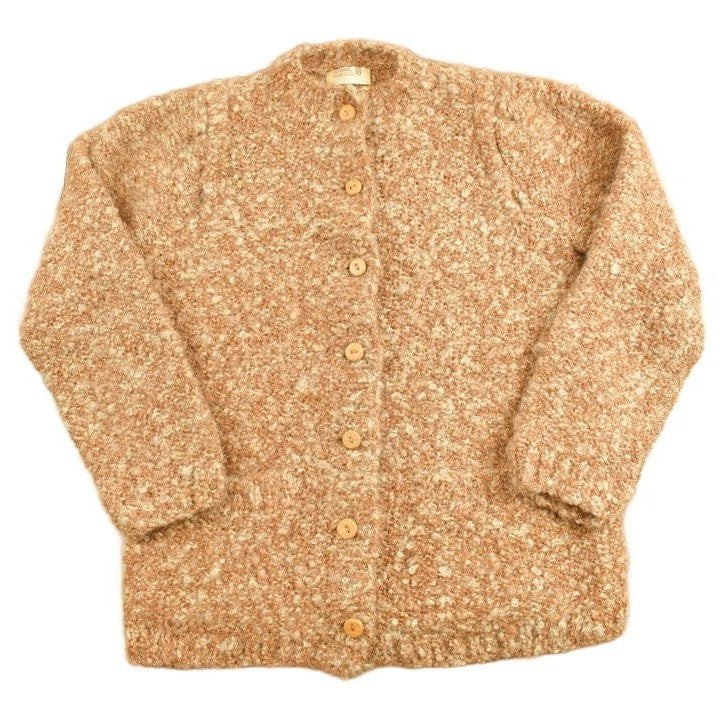 Other Clothing > Gender Neutral Adult Clothing > Hoodies & Sweatshirts > Sweatshirts Vintage 1960s Button Up Knit Sweater Men's Medium