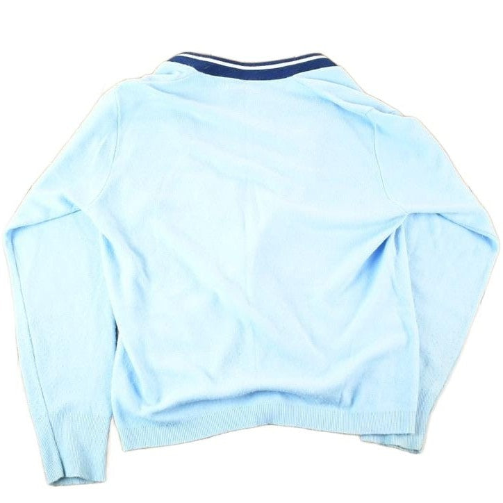 Other Clothing > Gender Neutral Adult Clothing > Hoodies & Sweatshirts > Sweatshirts Vintage 1960s Fashionknit High Bulk Orlon Knit Cardigan Sweater Mens Medium