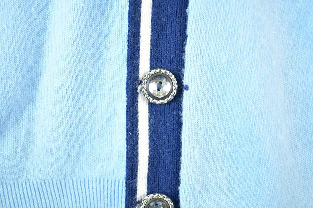 Other Clothing > Gender Neutral Adult Clothing > Hoodies & Sweatshirts > Sweatshirts Vintage 1960s Fashionknit High Bulk Orlon Knit Cardigan Sweater Mens Medium